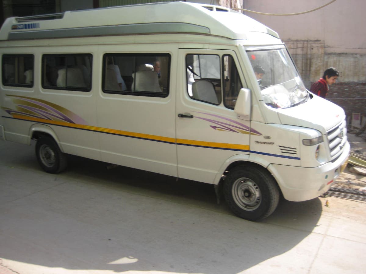 Force Tempo Traveller 12-Seater available for rent with EasyCab Jodhpur
